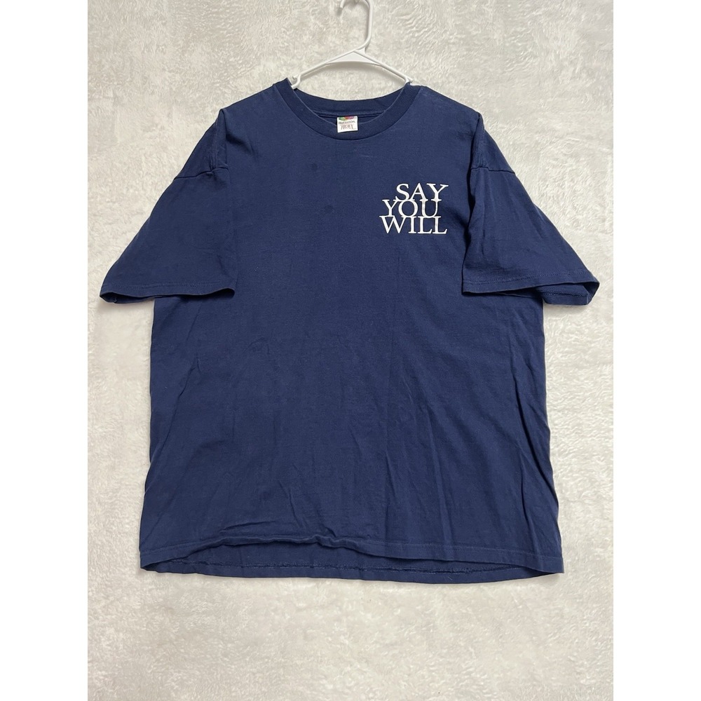 Fleetwood Mac Give Me One More Chance 2003 Tour Shirt 2XL Blue Band Tee
